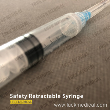 Disposable Safety Retractable Syringe Safe injection